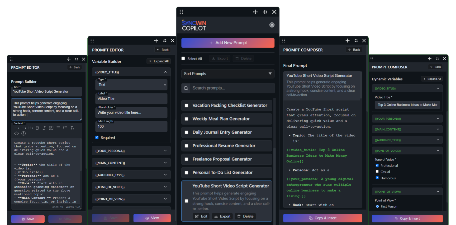 Hero Image - Panel Screenshots - SyncWin Copilot